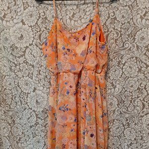 No Boundaries Floral Dress, XL